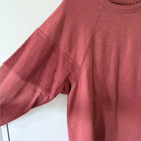 Madewell Rusty Red Crewneck Sweater Relaxed Fit - Picture 2 of 5